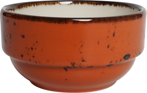 Miska sztaplowana 120 mm, pomarańczowa | FINE DINE, Dahlia