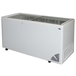 Witryna mroźnicza skrzyniowa z szybą płaską ze wskaźnikiem temperatury i elektronicznym sterownikiem, 497 l, 1572x683x870 mm | BYFAL, ARO 601/2