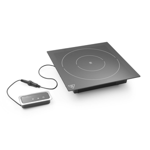 Płyta indukcyjna bufetowa 350x350 mm, czarna | FINE DINE, 239551