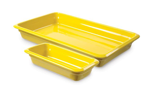 Pojemnik porcelanowy żółty GN2/3 | FINE DINE, 783290