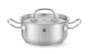 Garnek niski z pokrywką o średnicy 160 mm, 1,5 l | HENDI, Kitchen Line