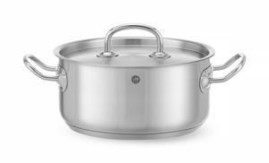 Garnek niski z pokrywką o średnicy 200 mm, 3 l | HENDI, Kitchen Line