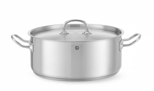 Garnek niski z pokrywką o średnicy 280 mm, 7,4 l | HENDI, Kitchen Line