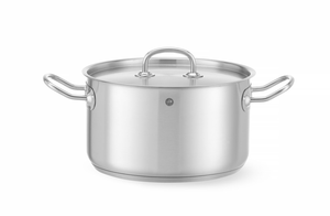 Garnek średni z pokrywką o średnicy 240 mm, 5,5 l | HENDI, Kitchen Line