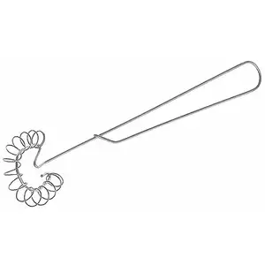 Trzepaczka spiralna do jajek ze stali nierdzewnej, o długości 290 mm | CONTACTO, 900/250