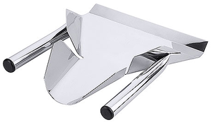 Szufelka metalowa do nakładania frytek z podwójną rączką, 230x210 mm | CONTACTO, 5610/233