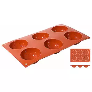 Forma silikonowa do pieczenia, foremki średnicy 70 | CONTACTO, 6630/076