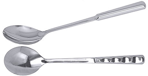 Łyżka do sałatek ze stali nierdzewnej, o długości 300 mm | CONTACTO, Ergonom-7787/300