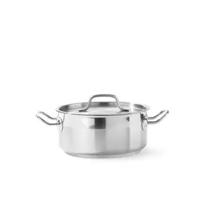 Garnek niski z pokrywką o średnicy 200 mm, 2,8 l | HENDI, Profi Line