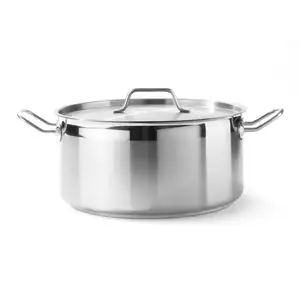 Garnek niski z pokrywką o średnicy 320 mm, 12 l | HENDI, Profi Line