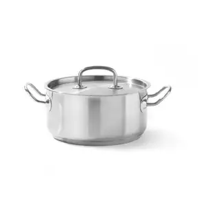 Garnek niski z pokrywką o średnicy 200 mm, 3 l | HENDI, Kitchen Line