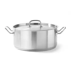 Garnek niski z pokrywką o średnicy 280 mm, 7,4 l | HENDI, Kitchen Line