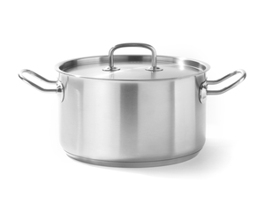 Garnek średni z pokrywką o średnicy 240 mm, 5,5 l | HENDI, Kitchen Line