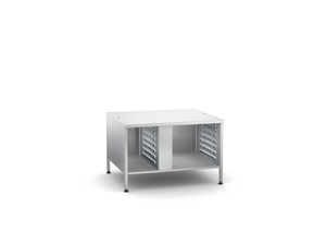 Podstawa III otwarta z jednej strony, ze ściankami bocznymi, ścianką tylną i blatem, 903x1082x699 mm | RATIONAL, Combi typ 6-2/1, 10-2/1