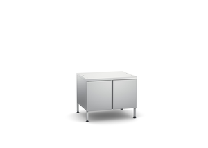 Podstawa IV zabudowana ze wszystkich stron, z drzwiami 2Skrzydłowymi, 703x860x699 mm | RATIONAL, iCombi typ 6-1/1, 10-1/1