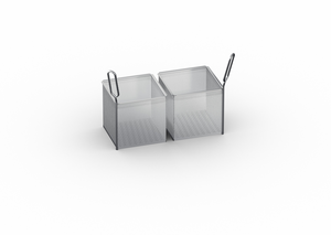 Zestaw 2 koszy porcjujących 1/6 GN perforowanych, 383x190x275 mm | RATIONAL, iVario typ 2XS