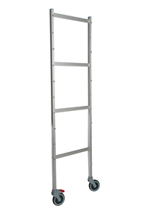 Podpora na kółkach, 400x1750 mm | ALUSHELF, PK-44-2