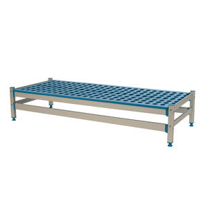 Podest aluminiowo-polipropylenowy, 670x500x250 mm | ALUSHELF, PS-65