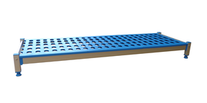 Podest aluminiowo-polipropylenowy, 1370x600x120 mm | ALUSHELF, PN-136