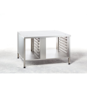 Podstawa II typ 6-2/1 i 10-2/1, otwarta z dwóch stron, ze ściankami bocznymi, z mocowaniem, 915x1107x699 mm | RATIONAL, iCombi typ 6-2/1, 10-2/1