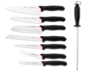 [Zestaw] Noży kucharskich + stalka | GIESSER