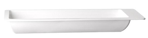 Misa prostokątna z melaminy GN 2/4 530x162 mm, biała | APS, Apart