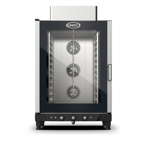 Piec konwekcyjno-parowy, gazowy, 12xGN 1/1, 1 kW, 860x882x1464 mm | UNOX, Cheflux