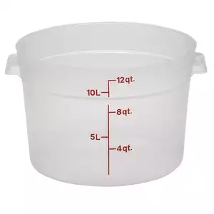 Pojemnik okrągły na żywność z polipropylenu, 11,4 l o średnicy 378 mm | CAMBRO, Camwear