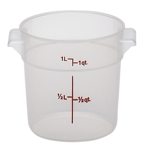 Pojemnik okrągły na żywność z polipropylenu, 1,9 l o średnicy 180 mm | CAMBRO, Camwear