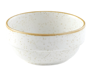 Miska sztaplowana ø 115 mm | CHURCHILL, Barley White