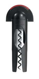 Korkociąg z nożykiem do folii, 200 mm, czarny | VICTORINOX, 7,6924