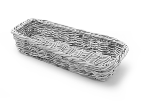 Koszyk na sztućce 270x100x45 mm, szary | HENDI, 426081