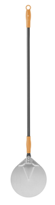 Łopata do pizzy ze stali nierdzewnej, okrągła 230x1200 mm, czarna, inox, czarny, inox | HENDI, 617182