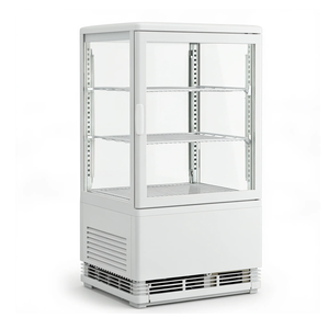 Witryna chłodnicza nastawna biała z oświetleniem LED, 58 l, 428x386x810 mm | TECHNICA, Cold Line