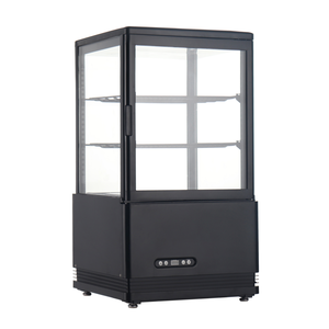 Witryna chłodnicza nastawna czarna z oświetleniem LED, 58 l, 452x406x816 mm | TECHNICA, Cold Line Air