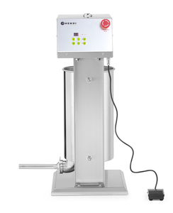 Nadziewarka elektryczna do kiełbas 15 l, 0,09 kW, 450x350x750 mm, inox | HENDI, 282083