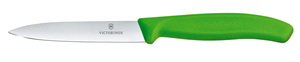 Nóż do jarzyn, gładki, ostrze 100 mm, zielony | VICTORINOX, 6.7706.L114