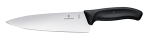 Nóż do siekania, ostrze 200 mm, inox, czarny | VICTORINOX, 6.8063.20B