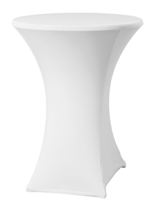 Obrus okrągły, biały, 850x1150 mm | AMERBOX, 813157