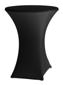 Obrus okrągły, czarny, 850x1150 mm | AMERBOX, 813164