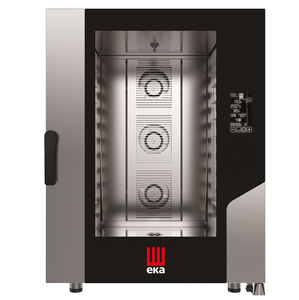 Piec konwekcyjno - parowy, elektryczny, 10x600x400, 15.5 kW, 400 v, 850x970x1130 mm, inox | EKA, Millennial Black Mask