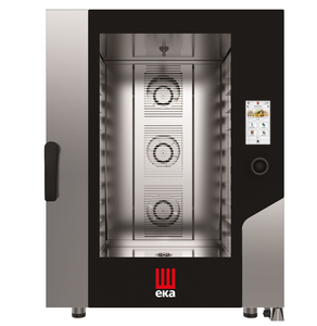 Piec konwekcyjno - parowy, elektryczny, 10x600x400, 17 kW, 850x970x1130 mm, inox | EKA, Millennial Touch Screen