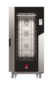 Piec konwekcyjno - parowy, elektryczny, 16x600x400, 31 kW, 400V, 930x977x1900 mm, inox | EKA, Millennial Touch Screen