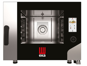 Piec konwekcyjno - parowy, elektryczny, 4x600x400, 7.8 kW, 400V, 850x970x700 mm, czarny | EKA, Millennial Touch Screen