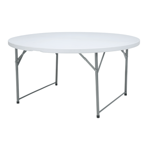 Stół cateringowy okrągły 1500x740 mm, biały, szary | AMERBOX, 810996