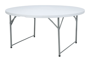 Stół cateringowy okrągły 1500x740 mm, biały, szary | AMERBOX, 810996