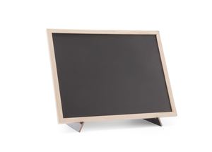 Tablica z podstawą 300x400 mm, czarna, brązowa, czarny, brązowa | HENDI, 664124