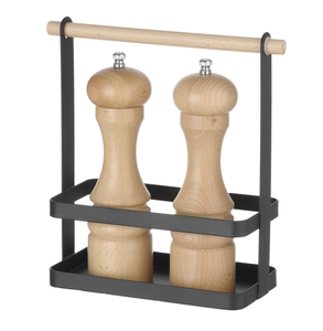 Organizer stołowy 230x100x240 mm, czarny | HENDI, 427040