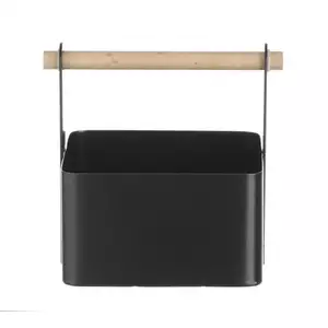 Organizer stołowy 170x130x160 mm, czarny | HENDI, 427057