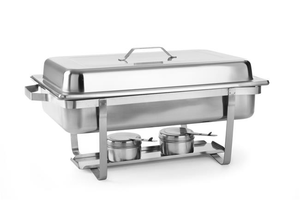 Podgrzewacz na pastę GN 1/1 600x358x295 mm, inox 2 szt. | HENDI, 472613